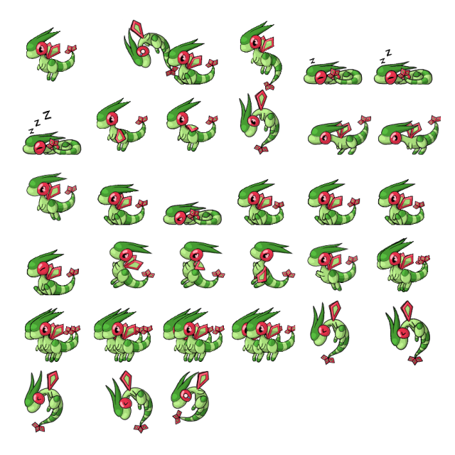 Flygon Shimeji Sprite Preview