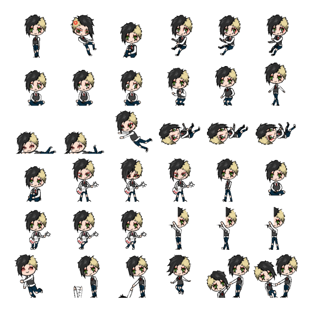 Frank Iero Shimeji Sprite Preview