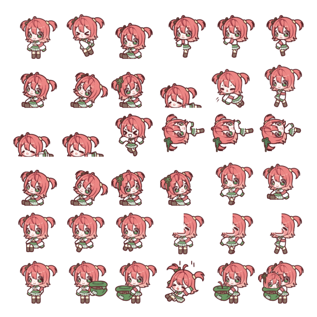 Fuyo Cloverfield Shimeji Sprite Preview