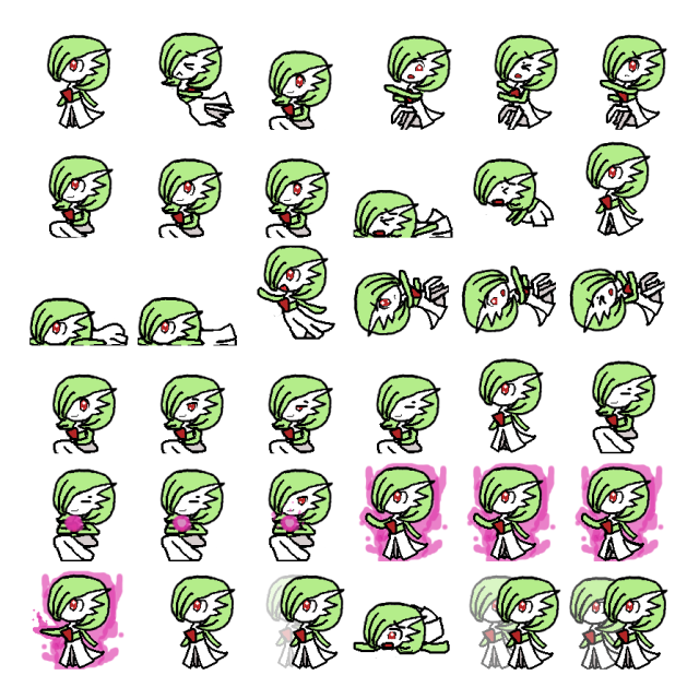 Gardevoir Shimeji Sprite Preview
