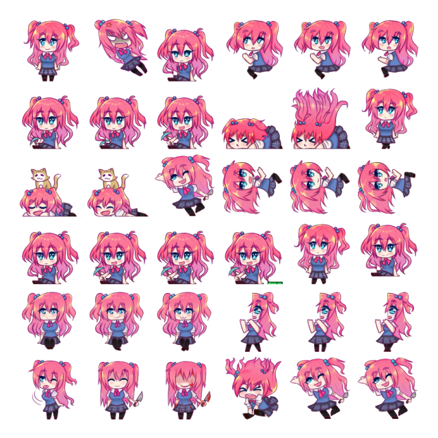 Gibpuri Shimeji Sprite Preview
