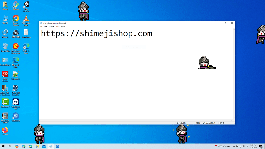 Gundham Tanaka Shimeji on Desktop