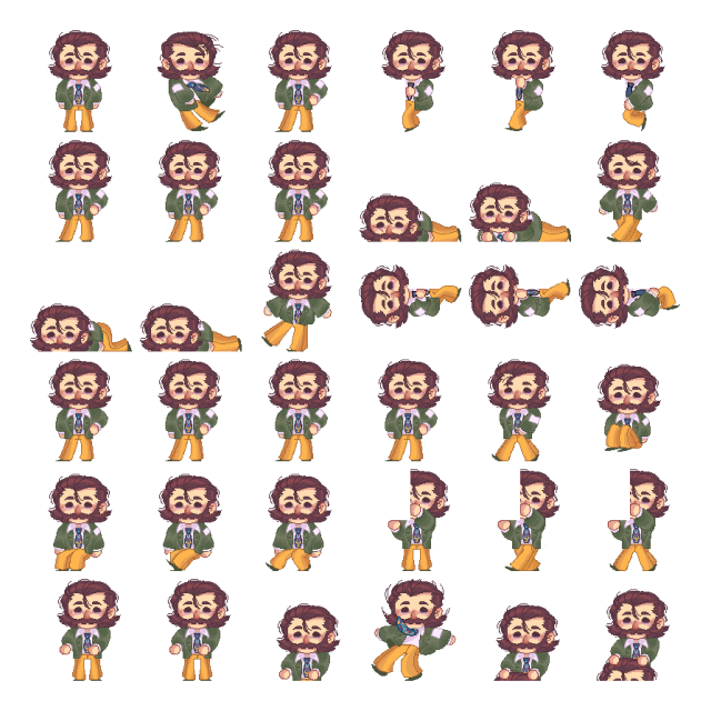 Harry DuBois Shimeji Sprite Preview