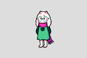 Hatless Ralsei Shimeji featured image – free desktop pet from Deltarune