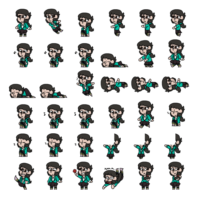 Heather Duke Shimeji Sprite Preview