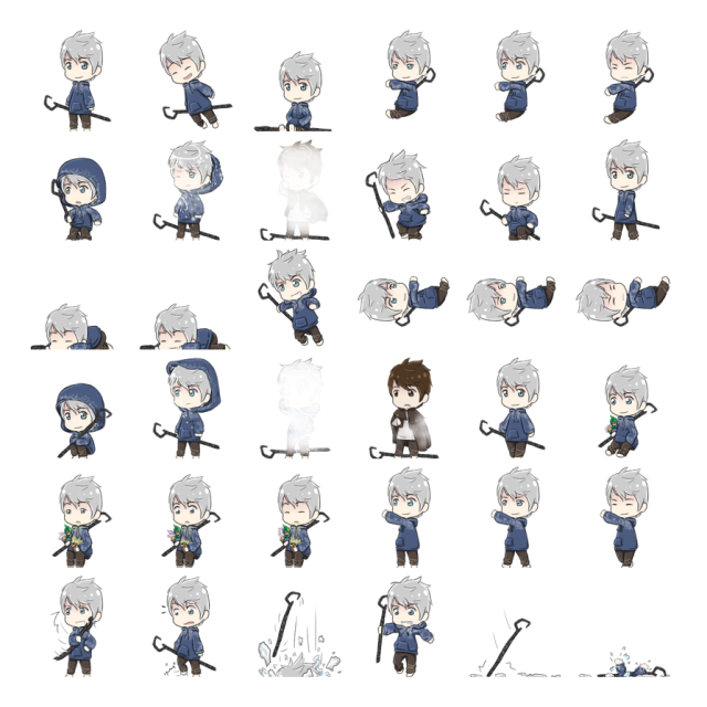 Jack Frost Shimeji Sprite Preview