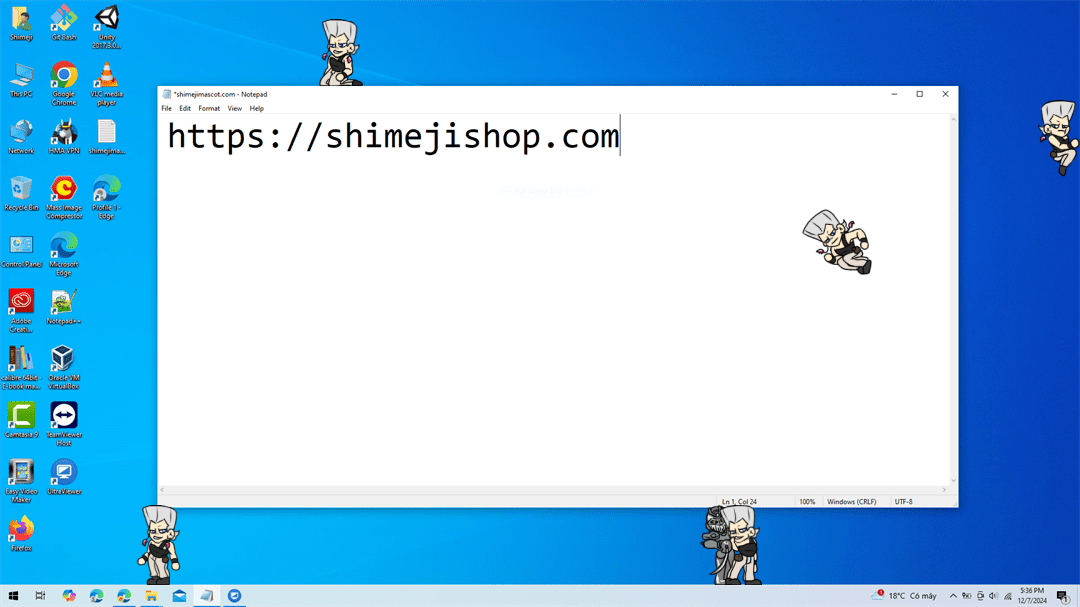 Jean Pierre Polnareff Shimeji on Desktop