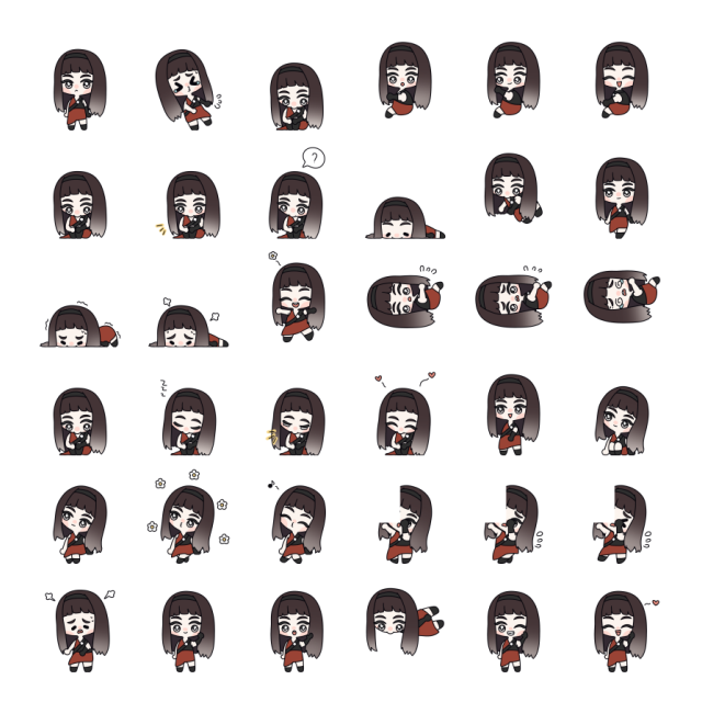 Jennie Shimeji Sprite Preview