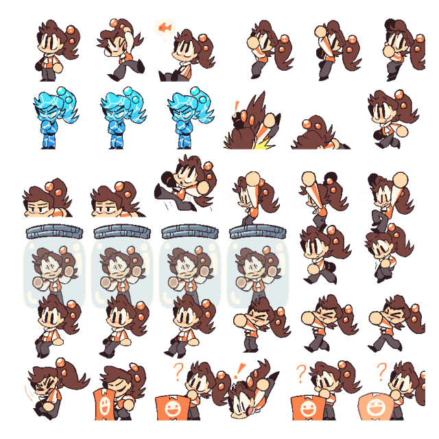 Jenny Shimeji Sprite Preview