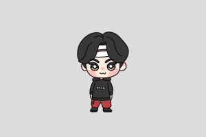 Jin - TinyTan Shimeji featured image – free desktop pet from BTS (Bangtan Boys)