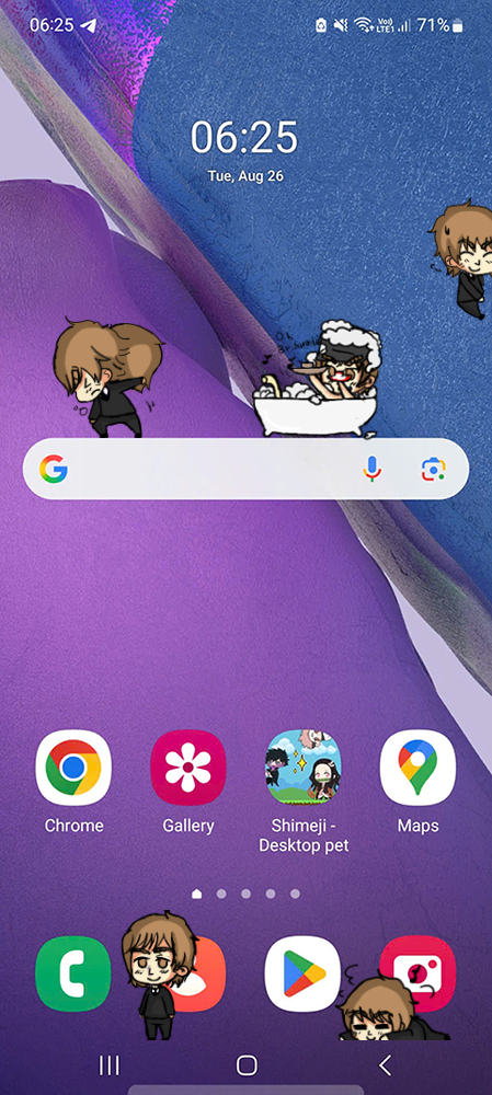 John Lennon Shimeji on Mobile