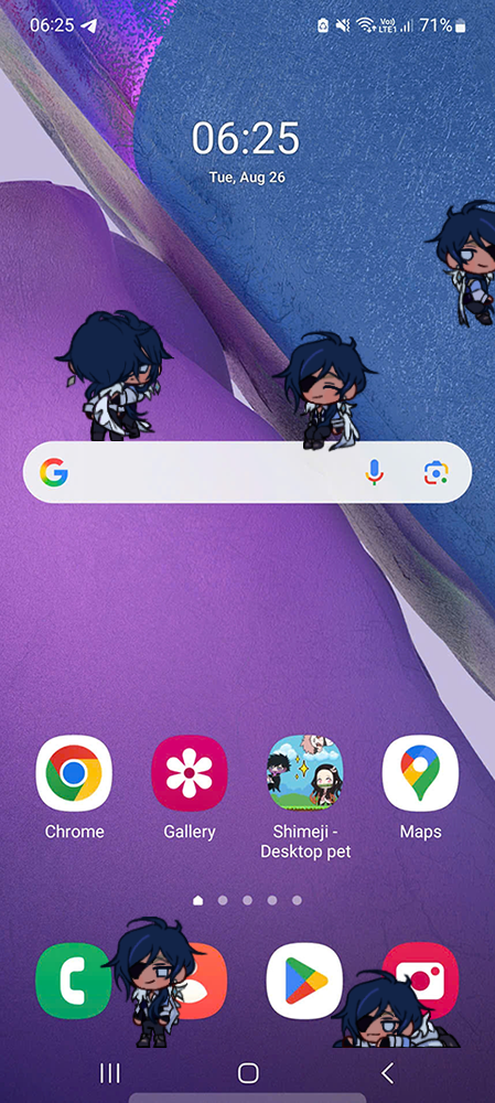 Kaeya Shimeji on Mobile