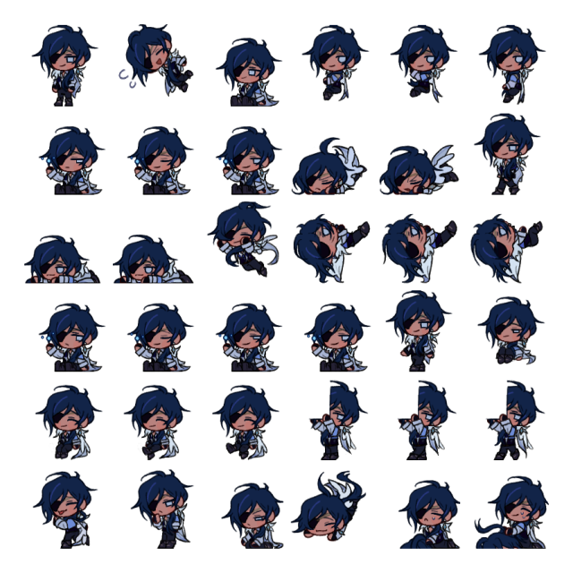 Kaeya Shimeji Sprite Preview