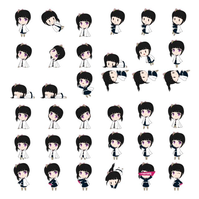 Kanao Tsuyuri Shimeji Sprite Preview
