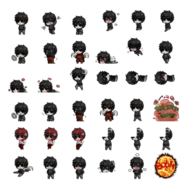 Karkat Shimeji Sprite Preview