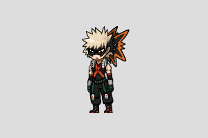 Katsuki Bakugou Shimeji featured image – free desktop pet from My Hero Academia