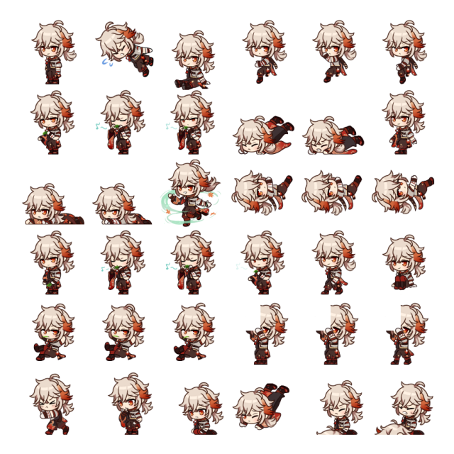 Kazuha Shimeji Sprite Preview