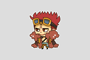Kidd Shimeji featured image – free desktop pet from One Piece