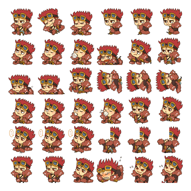 Kidd Shimeji Sprite Preview