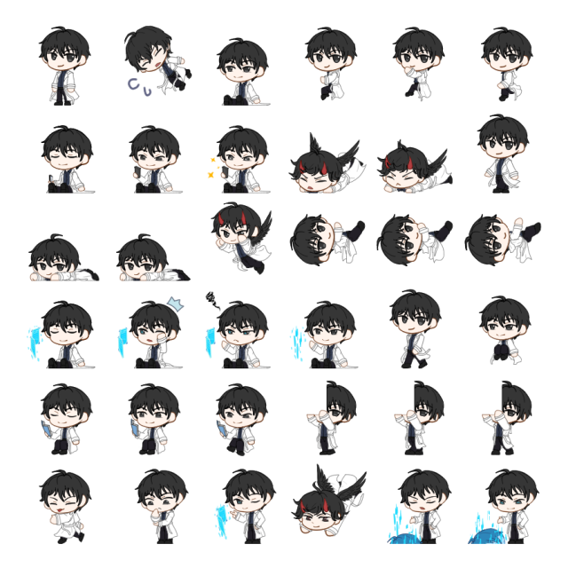 Kim Dokja Shimeji Sprite Preview