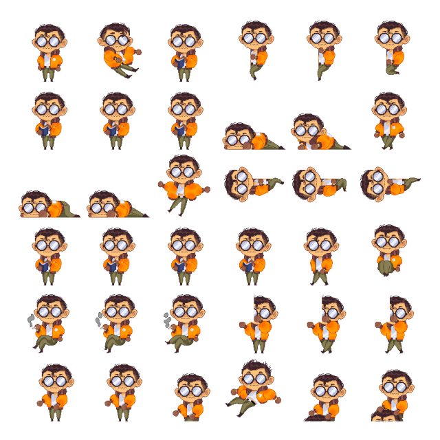 Kim Kitsuragi Shimeji Sprite Preview