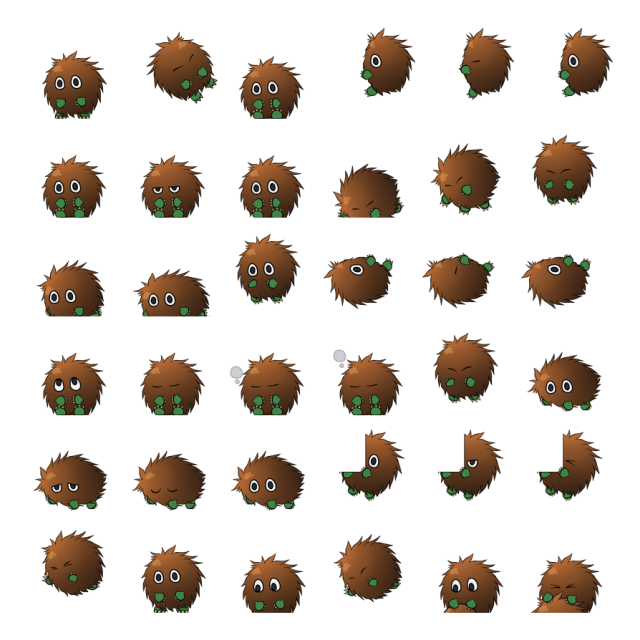 Kiribo Shimeji Sprite Preview