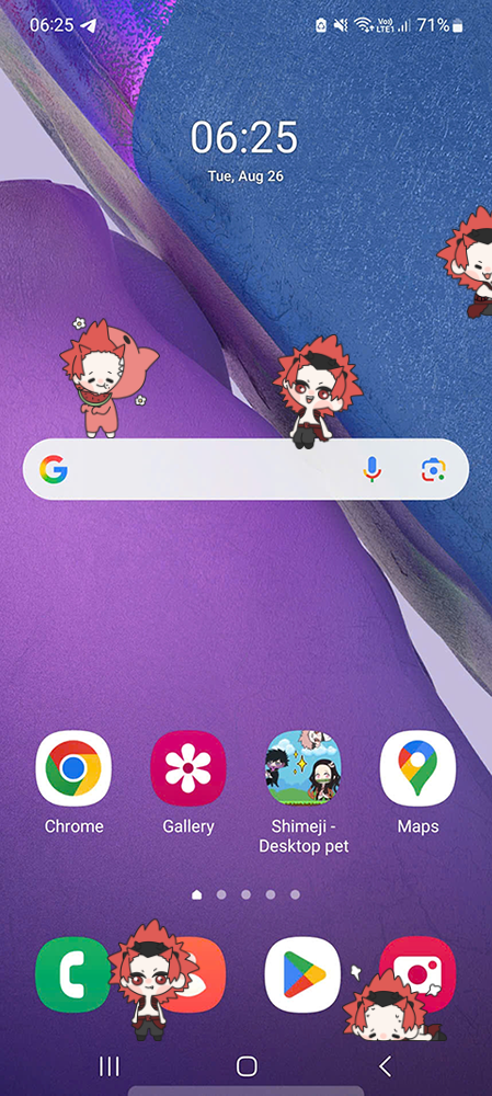 Kirishima Eijiro Shimeji on Mobile