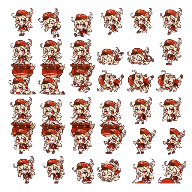 Klee Shimeji Sprite Preview