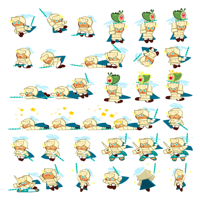Knight Cookie Shimeji Sprite Preview