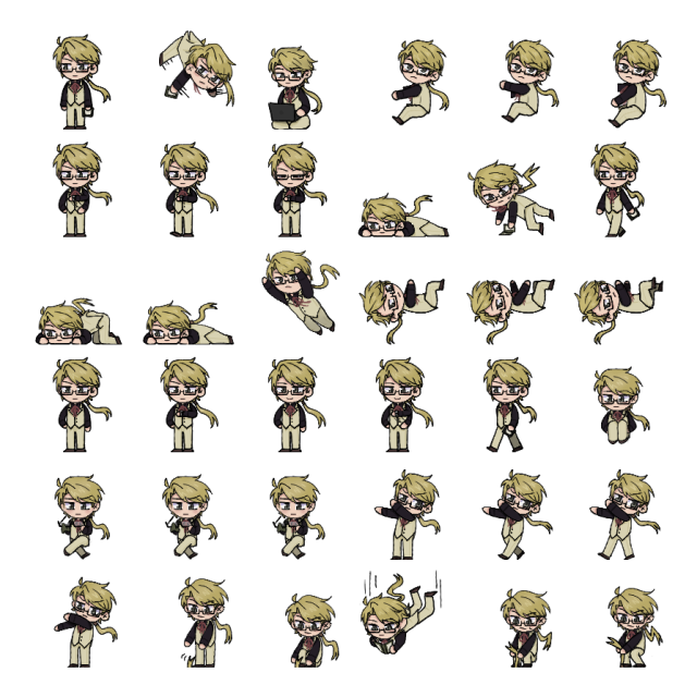 Kunikida Shimeji Sprite Preview