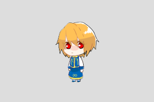 Kurapika Shimeji featured image – free desktop pet from Hunter x Hunter