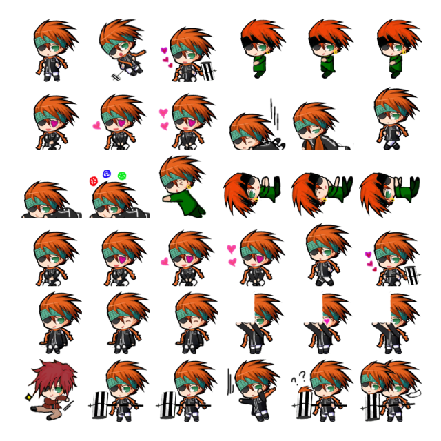 Lavi Shimeji Sprite Preview