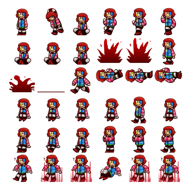 Lesley Shimeji Sprite Preview