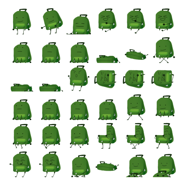 Liam Shimeji Sprite Preview
