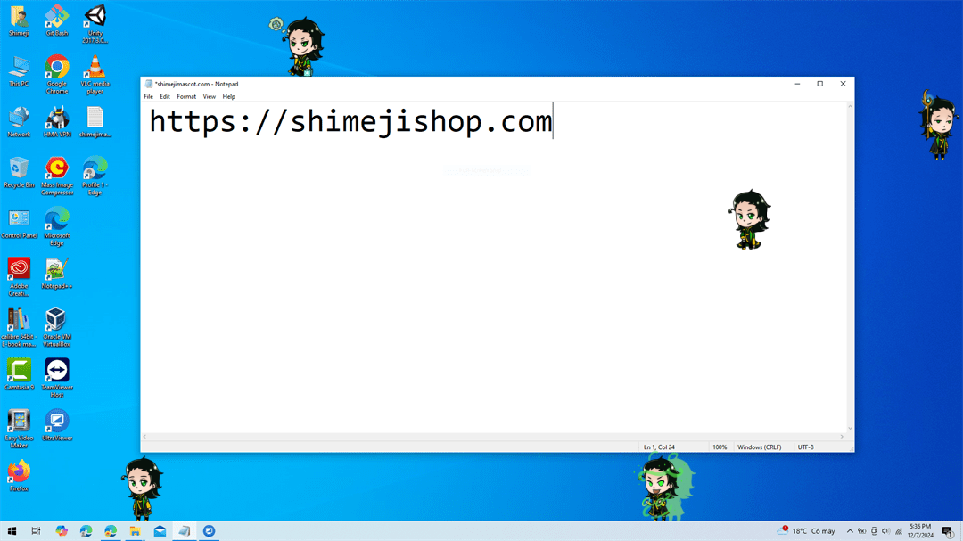 Loki (helmet) Shimeji on Desktop