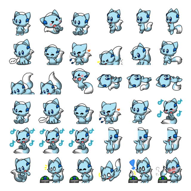 Lree Shimeji Sprite Preview