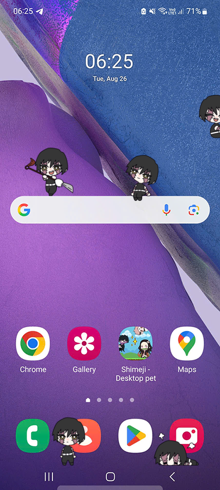 Maki Zenin Shimeji on Mobile