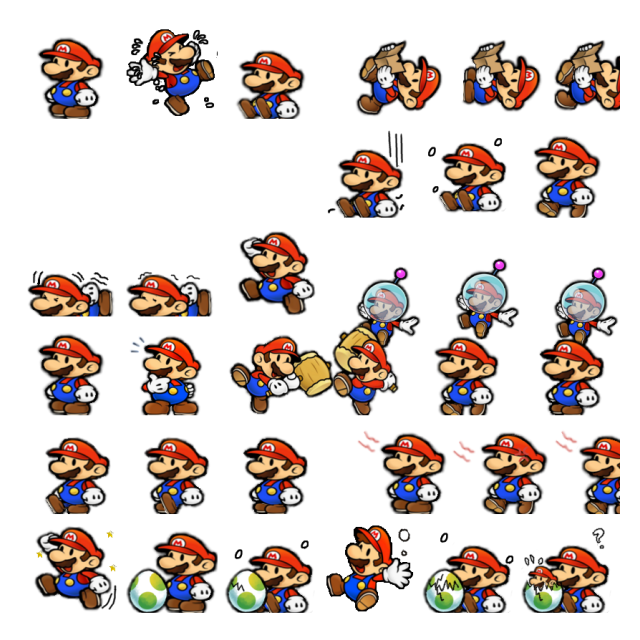 Mario Shimeji Sprite Preview