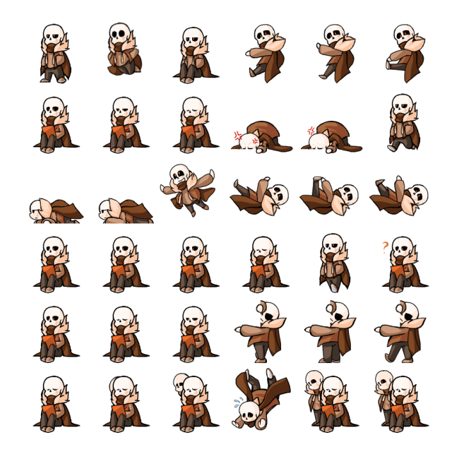 Memo Sans Shimeji Sprite Preview