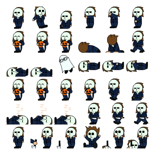 Michael Myers Shimeji Sprite Preview