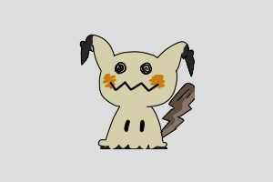 Mimikyu Shimeji featured image – free desktop pet from Pokemon