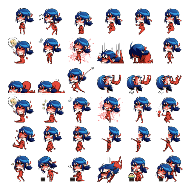 Miraculous Ladybug Shimeji Sprite Preview