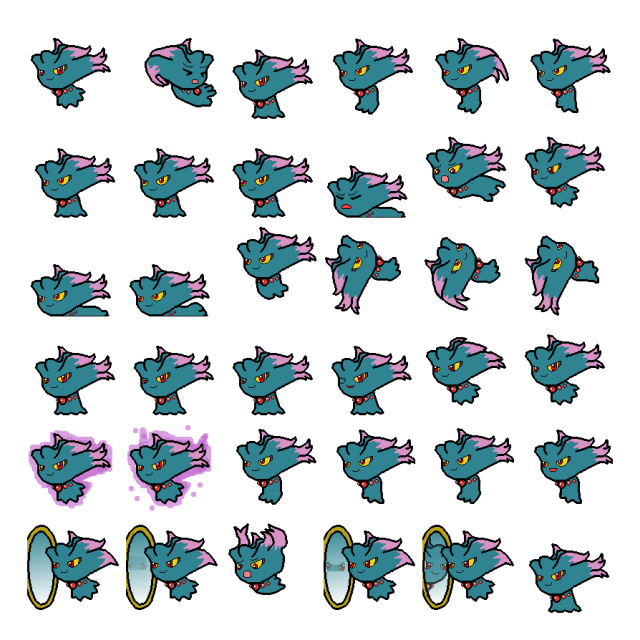 Misdreavus Shimeji Sprite Preview