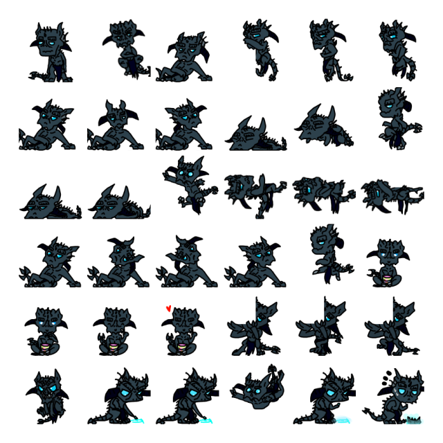Molag Bal Shimeji Sprite Preview