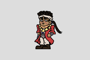 Muhammad Avdol Shimeji featured image – free desktop pet from JoJo's Bizarre Adventure