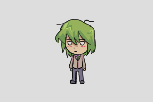 Nageki Fujishiro Shimeji featured image – free desktop pet from Hatoful Boyfriend