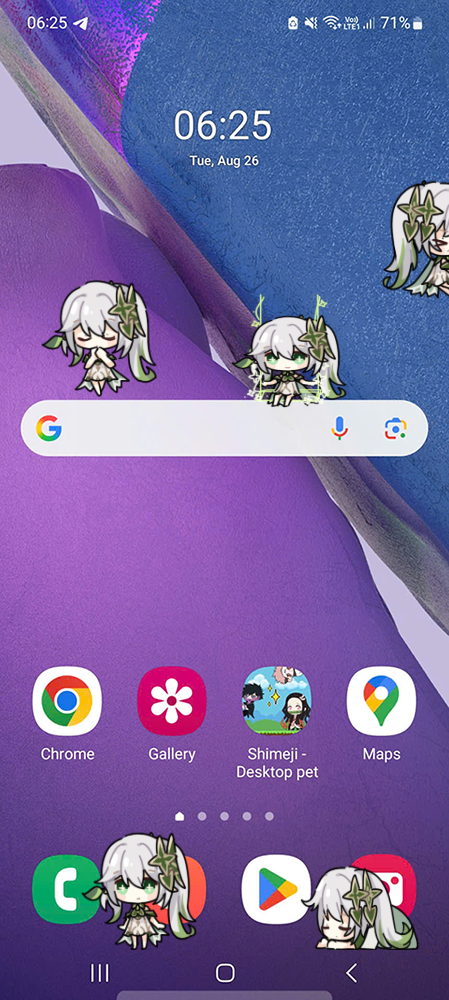 Nahida Shimeji on Mobile