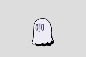 Napstablook Shimeji featured image – free desktop pet from Undertale