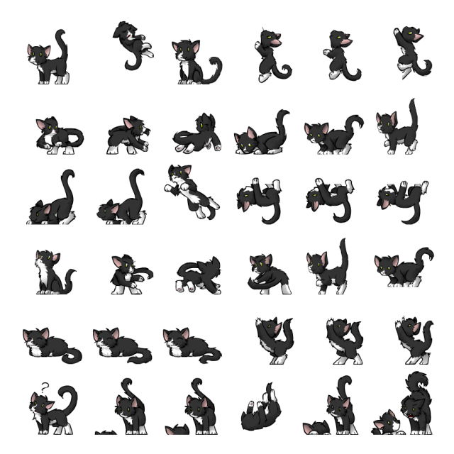 Neko Shimeji Sprite Preview