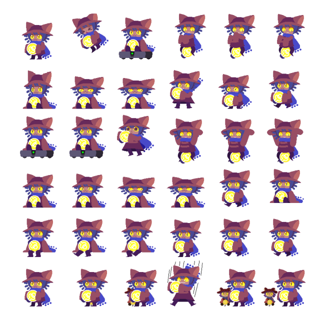 Niko Shimeji Sprite Preview